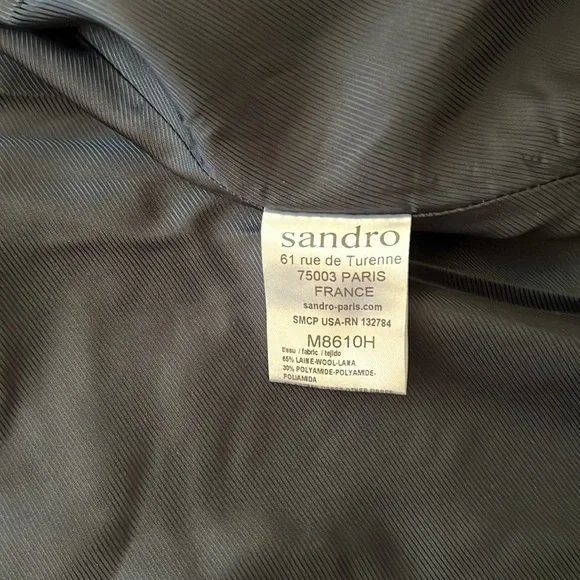 Sandro coat hoodie - Picture 5 of 7